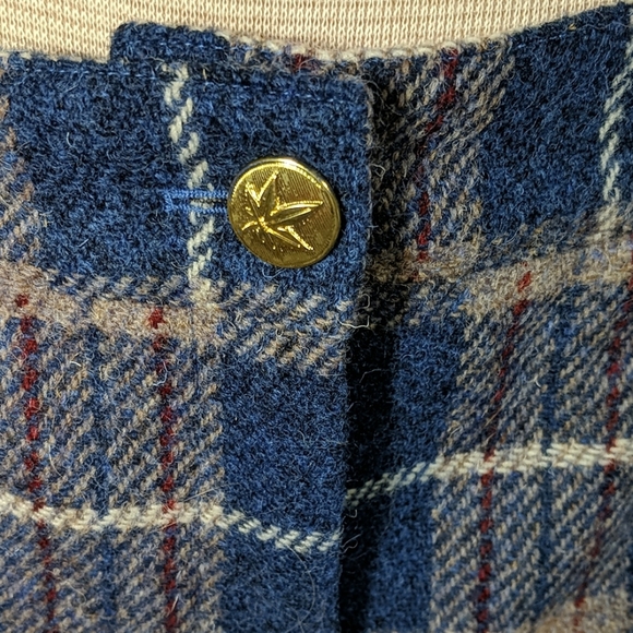 NWT Women's Boast Blue Harris Tweed Shorts Size 6 - Picture 2 of 8